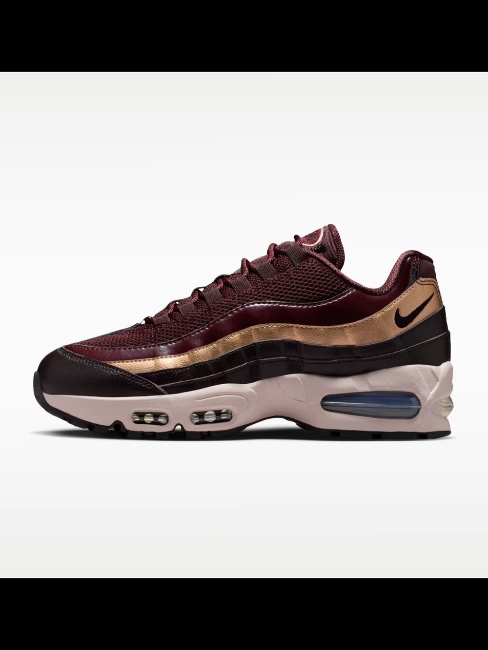 New Nike Air Max 95 Big Bubble SE Size 7.5 In Burgundy Crush